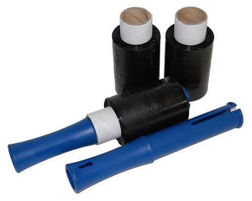 Mini Pallet Stretch Wrap Black 100mm x 150m x 17mu