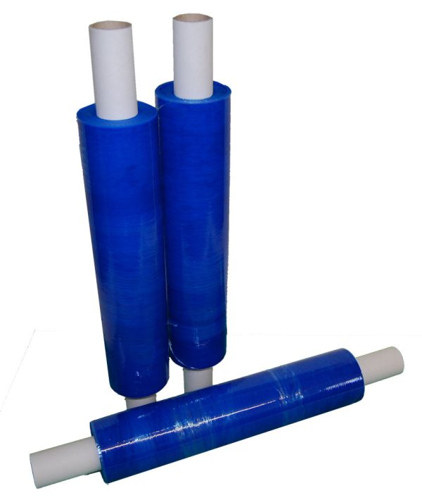 Hand Pallet Wrap Extended Core Blue 400mm x 200m x 20mu - Image 3