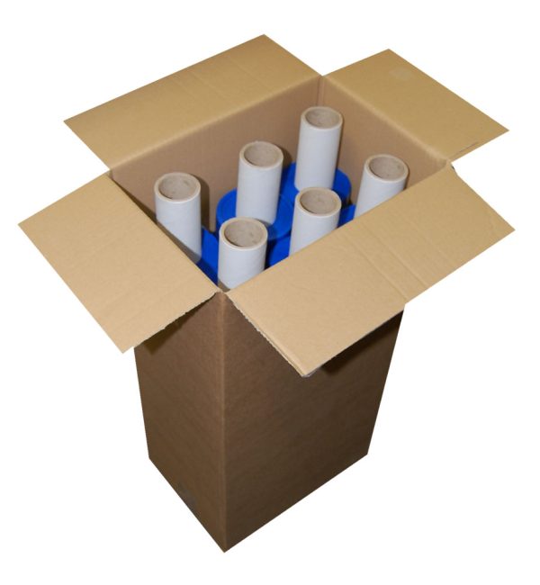 Hand Pallet Wrap Extended Core Blue 400mm x 200m x 20mu - Image 4