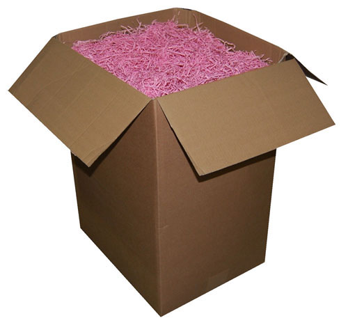 Shredded Kraft Paper Bright Pink 1kg Bag - Image 4