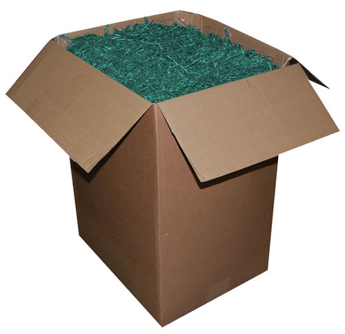 Shredded Kraft Paper Spruce Green 1kg Bag - Image 4